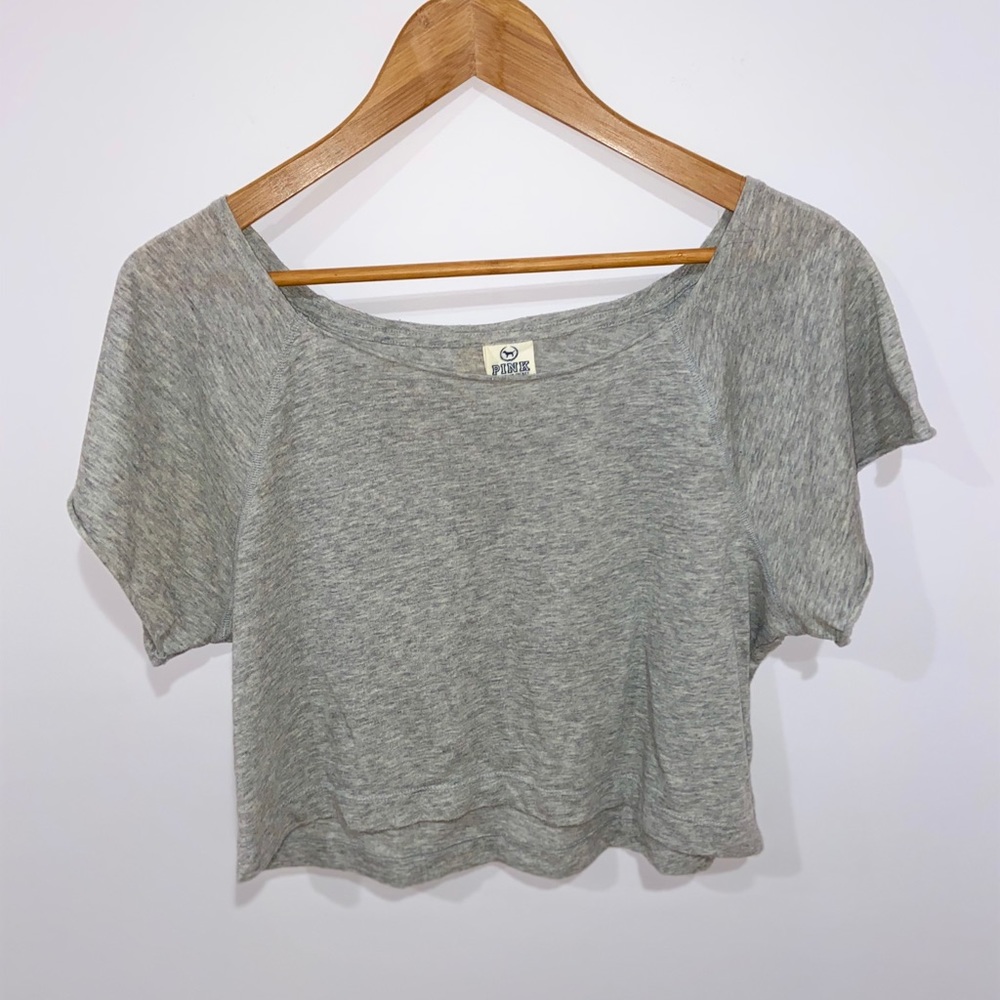 VS PINK Basic Crop Top